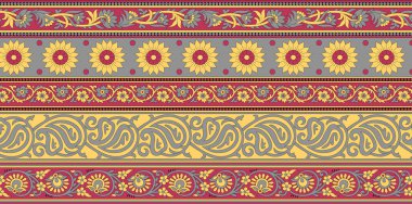 geleneksel sınır tasarım motif arkaplanı