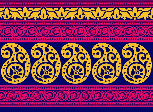 Traditional Border Design Motif Background — ストック写真