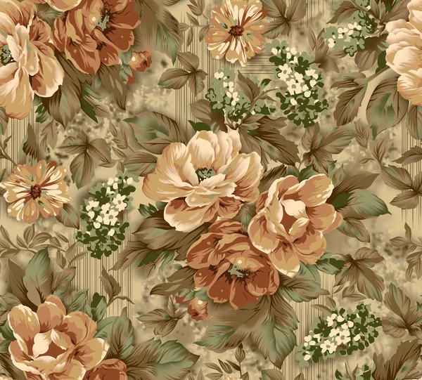 Dijital desenli kusursuz güzel çiçek tasarımı