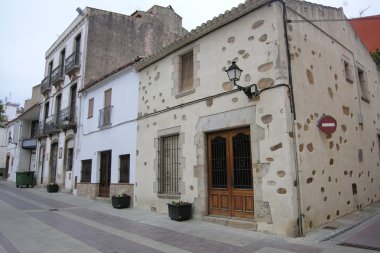 Sokak Tossa de Mar, İspanya.