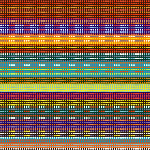 Abstraktes ethnisches Muster — Stockvektor