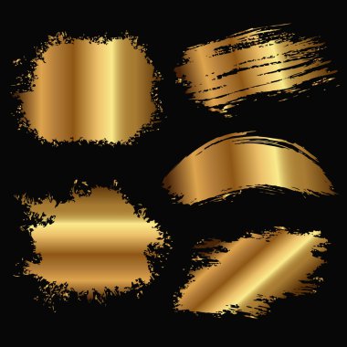gold stain clipart