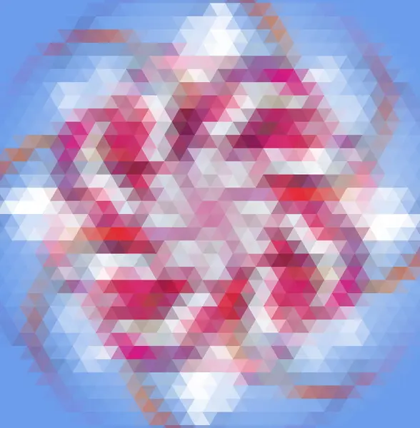Resumo fundo em mosaico poligonal multicolorido. Padrão triangular geométrico moderno. Modelo de design empresarial . — Fotografia de Stock
