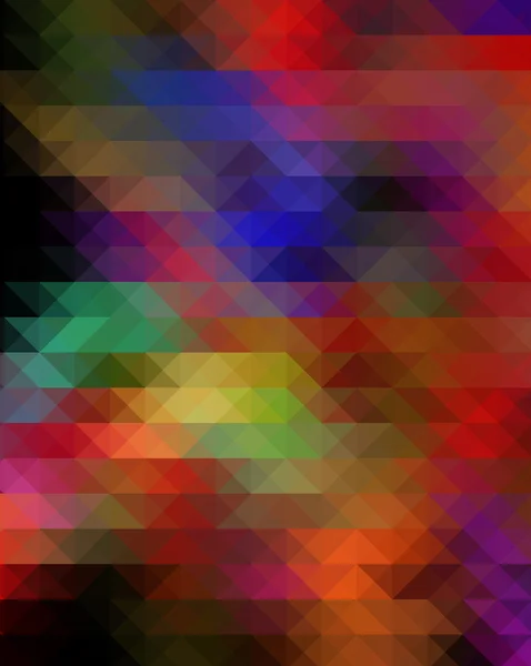 Fondo de mosaico poligonal multicolor abstracto. Patrón triangular geométrico moderno. Plantilla de diseño . — Foto de Stock