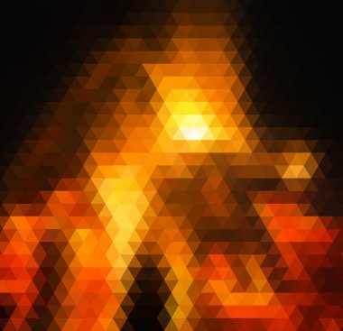 soyut desen - üçgen ve kare arka plan