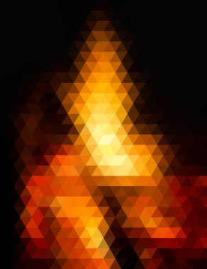 soyut desen - üçgen ve kare arka plan