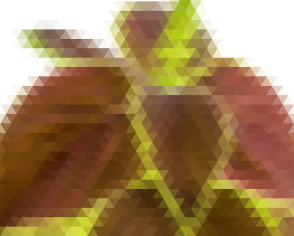 Seu padrão abstrato - Triângulo e fundo quadrado — Fotografia de Stock