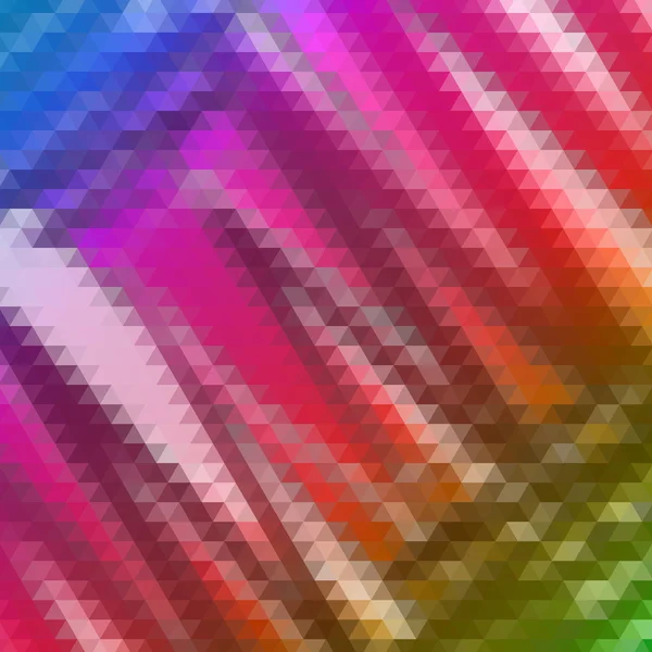 Fondo de mosaico poligonal multicolor abstracto. Patrón triangular geométrico moderno. Plantilla de diseño . — Foto de Stock