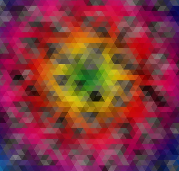 Fondo de mosaico poligonal multicolor abstracto. Patrón triangular geométrico moderno. Plantilla de diseño . —  Fotos de Stock