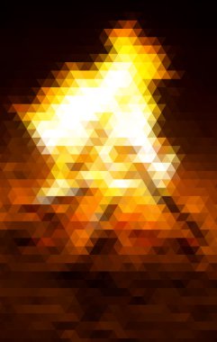 soyut desen - üçgen ve kare arka plan