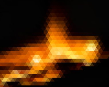 soyut desen - üçgen ve kare arka plan