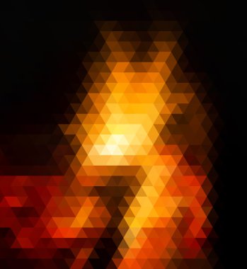 soyut desen - üçgen ve kare arka plan