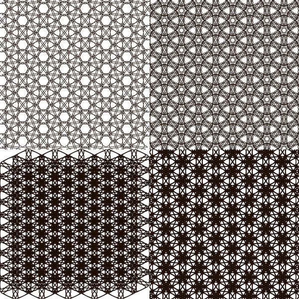 텍스트에 대 한 장소를 가진 추상적인 빈티지 기하학적 벽지 패턴 배경 설정. — 스톡 벡터