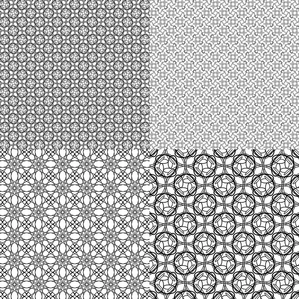 Set abstract vintage geometric wallpaper pattern background with place for your text. — Stock Photo, Image