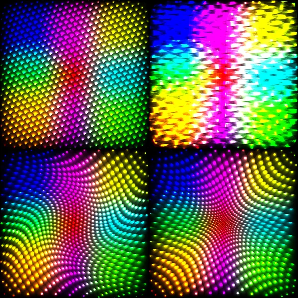 Set Abstract spectrum dark background colored sparkles. with space for your text. — Stock Photo, Image