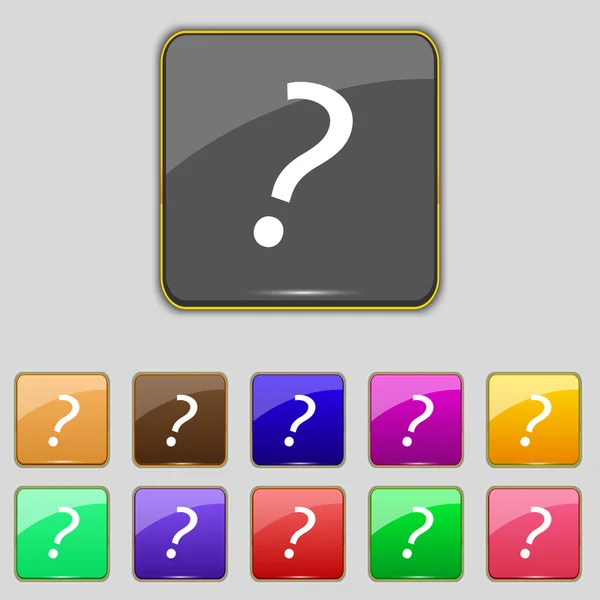 Question mark sign icon. Help symbol. Stock Vector Image by ©Blankstock 57762309