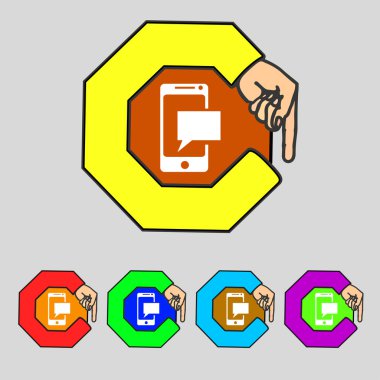 posta simgesi. zarf simgesi. Mesaj sms işareti. Gezinti düğmesi postalar. colur düğmeleri vektör ayarla