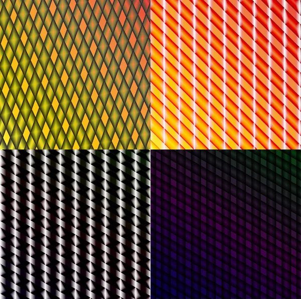 Conjunto de líneas de fondo de espectro abstracto oscuro. Vector — Vector de stock