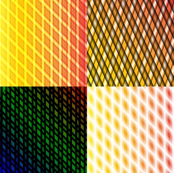 Conjunto de líneas de fondo de espectro abstracto oscuro. Vector — Vector de stock
