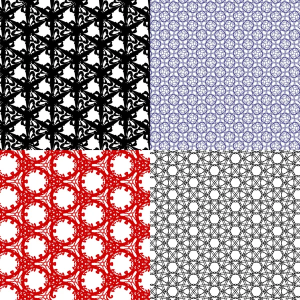 Conjunto de fondo abstracto de fondo de pantalla geométrica vintage patrón. Vector — Archivo Imágenes Vectoriales