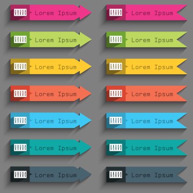 DJ konsolu mix işler ve simgesi simgesi düğmeleri. Alan metni vektör ile şık, modern tasarım