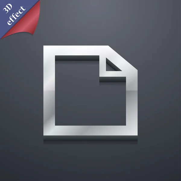 Edit document icon symbol. 3D style. Trendy, modern design with space for your text Vector — Stock Vector