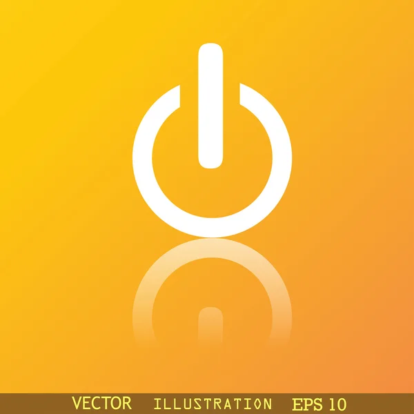Teljesítmény ikon szimbólum lapos modern web design gondolkodás, és a szöveg tér. Vektor — Stock Vector