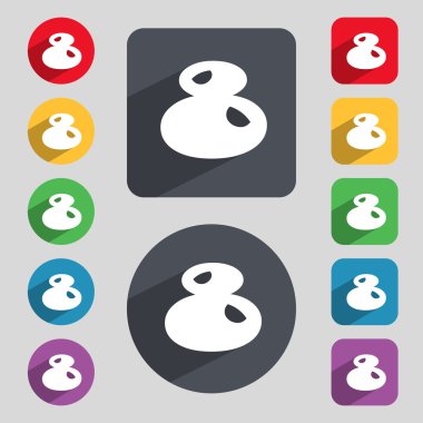 Sayı sekiz simgesi işareti.