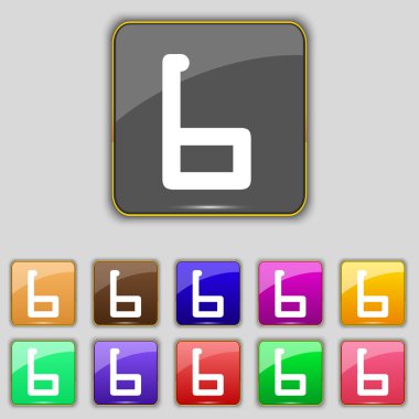 Altı numara simgesini işaret.