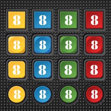 Sayı sekiz simgesi işareti