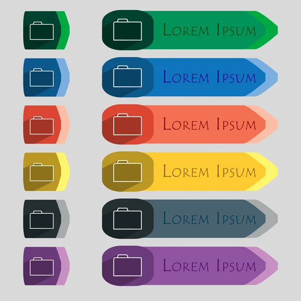 Document map teken. boekhoudkundige binder symbool. — Stockvector