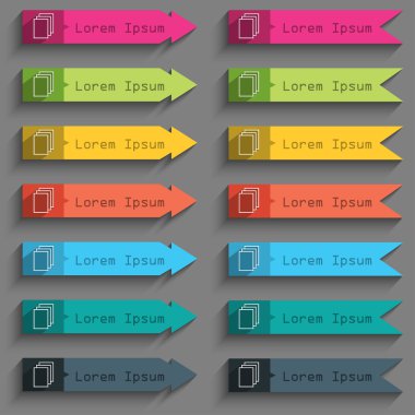 Kopya dosya işareti simgesi.