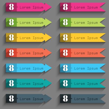 Sayı sekiz simgesi işareti