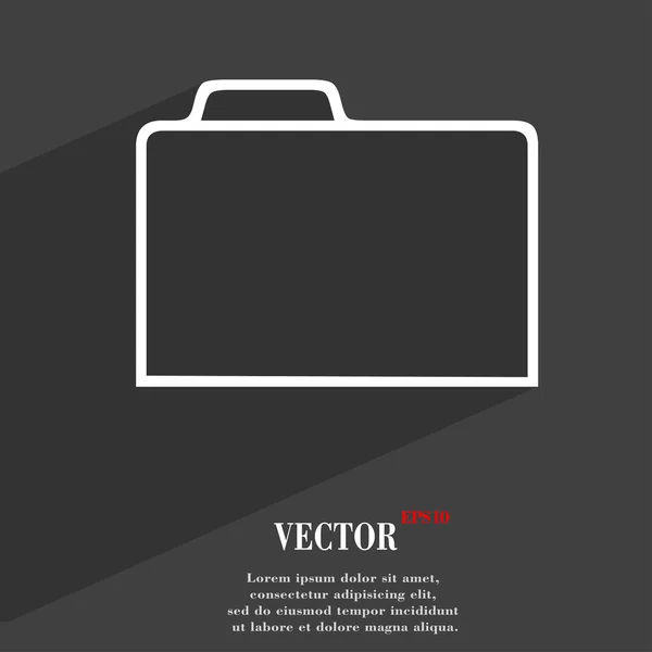 Symbol ikonu složky dokumentů — Stockový vektor