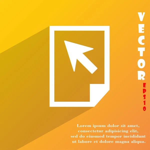 Símbolo do ícone do ficheiro de texto — Vetor de Stock