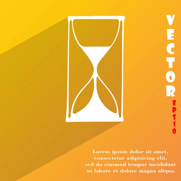 Timglasikon symbol — Stock vektor