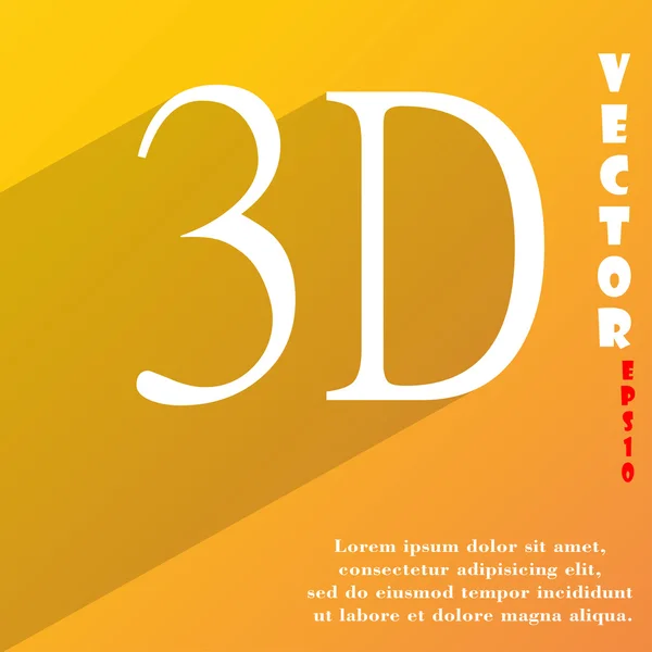 3D ikony symbol — Wektor stockowy