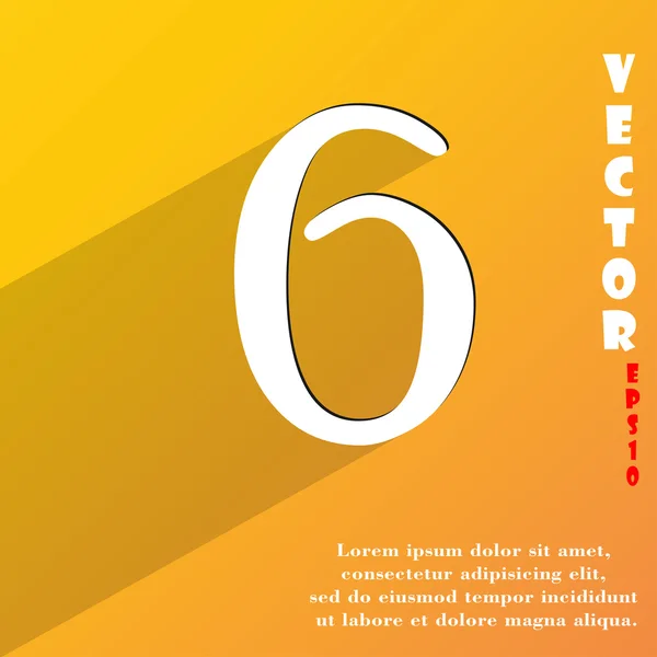 Nummer sex ikon symbol — Stock vektor