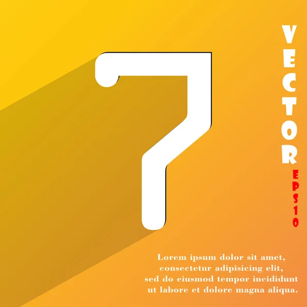 Símbolo número sete — Vetor de Stock