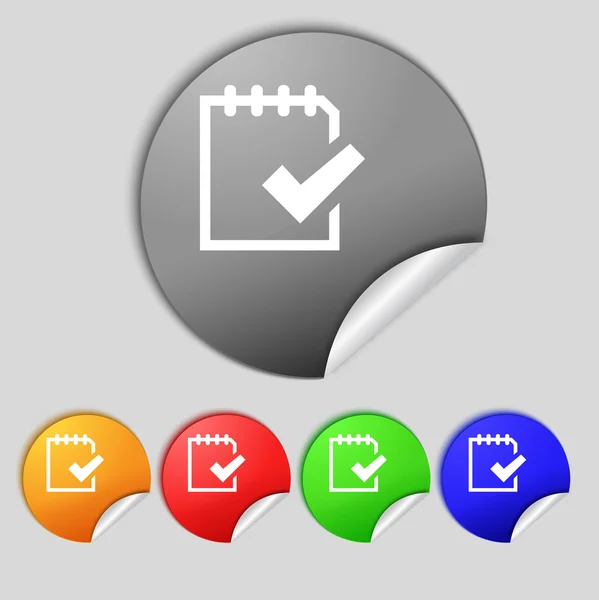 Edit document sign icon. Set colour button. Modern UI website navigation — Stock Photo, Image