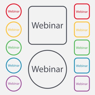 Webinar web kamera işareti
