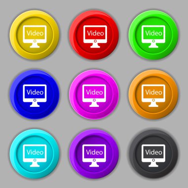 Oyun video işareti simgesi.