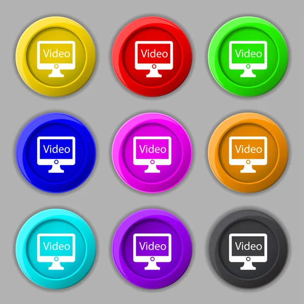 Oyun video işareti simgesi.