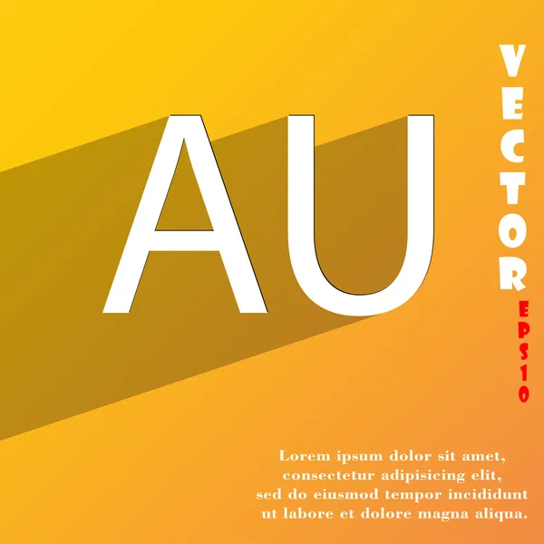 Australien ikon symbol — Stock vektor
