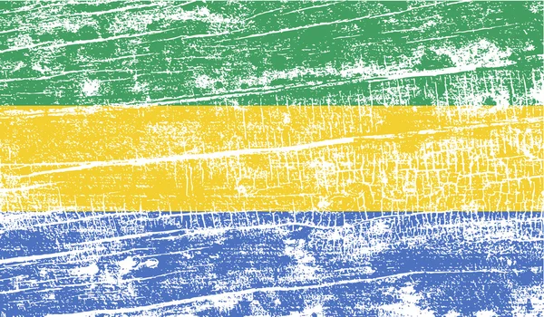 Gabon Bayrağı — Stok Vektör