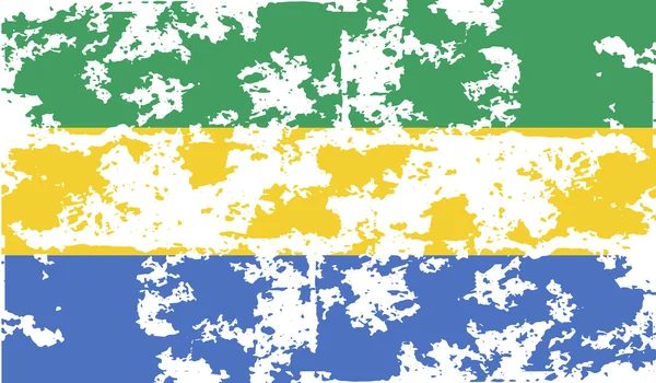 Bendera Gabon - Stok Vektor
