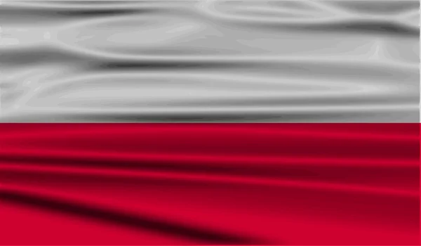 Bandeira de poland —  Vetores de Stock