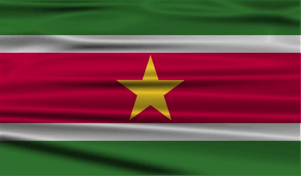 Flag of Suriname — Stock Vector