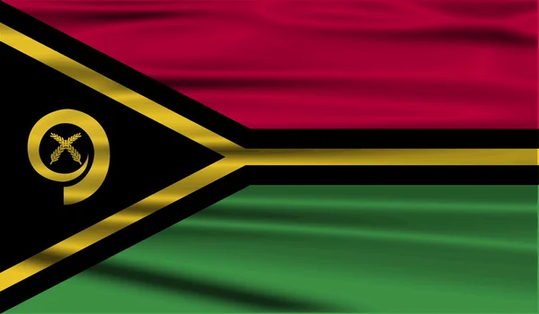 Bandeira de vanuatu — Vetor de Stock