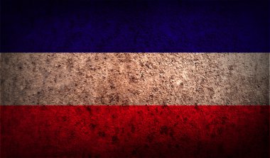 Los Altos bayrağı eski doku ile.